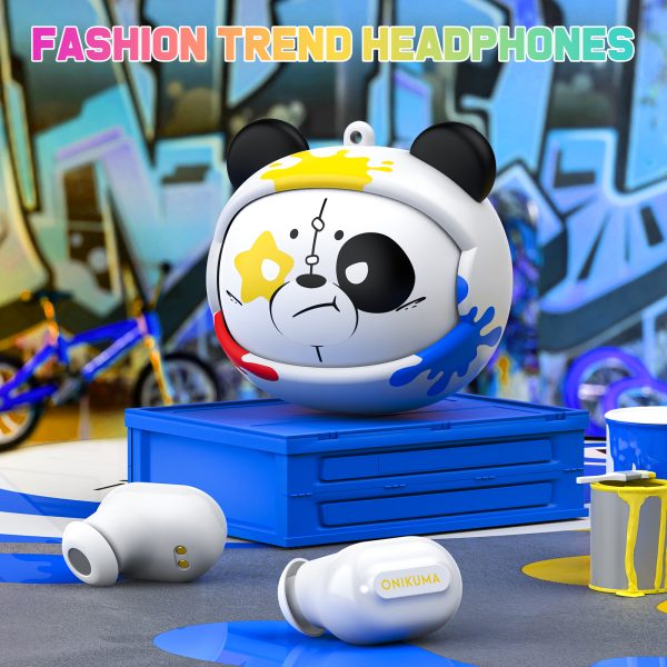 ONIKUMA T20 TWS Gaming Wireless Bluetooth Earbuds | White - Image 5