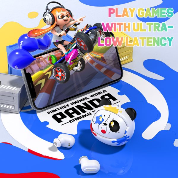 ONIKUMA T20 TWS Gaming Wireless Bluetooth Earbuds | White - Image 3