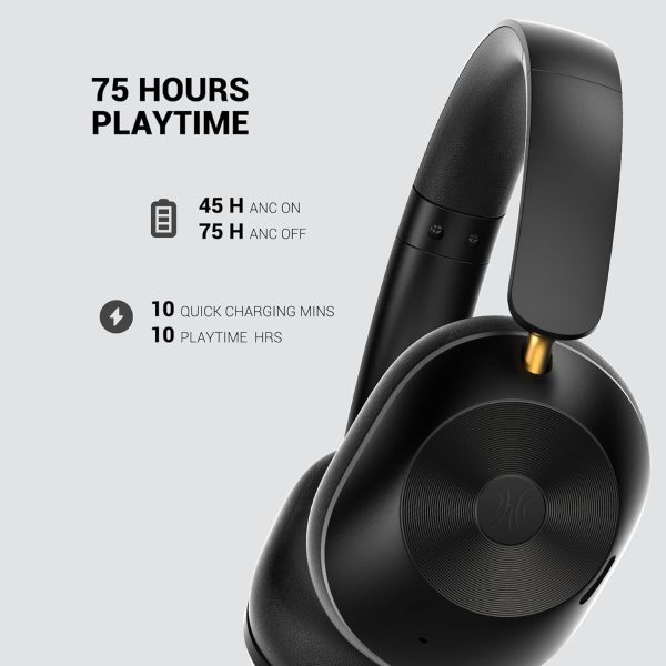 OneOdio Focus A5 Hybrid Active Noise Cancelling Wireless Over-Ear Headphones - Image 5
