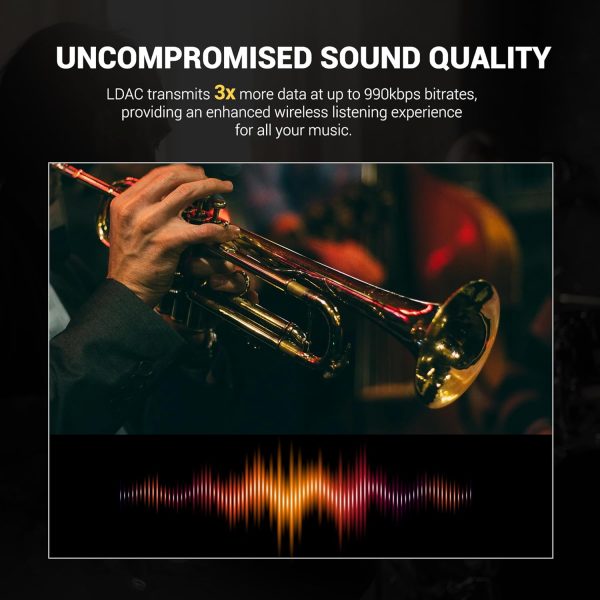OneOdio Focus A5 Hybrid Active Noise Cancelling Wireless Over-Ear Headphones - Image 6