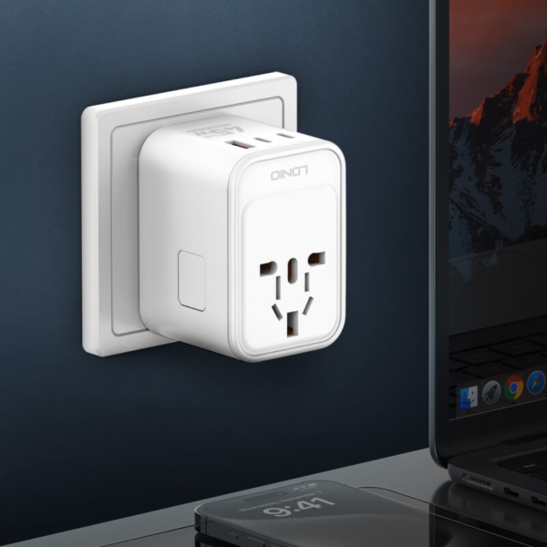 LDNIO Z8 3 USB Ports 45W GaN Travel Adapter - Image 7