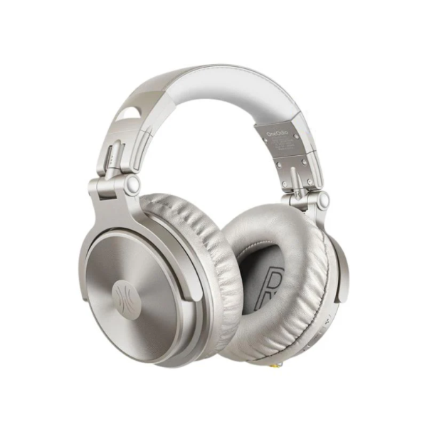 Oneodio Pro-C Dual Mode Wireless Over Ear DJ Headphone, Silver