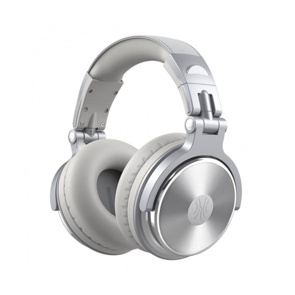 OneOdio Pro-10 Over Ear Wired Headphone, Silver