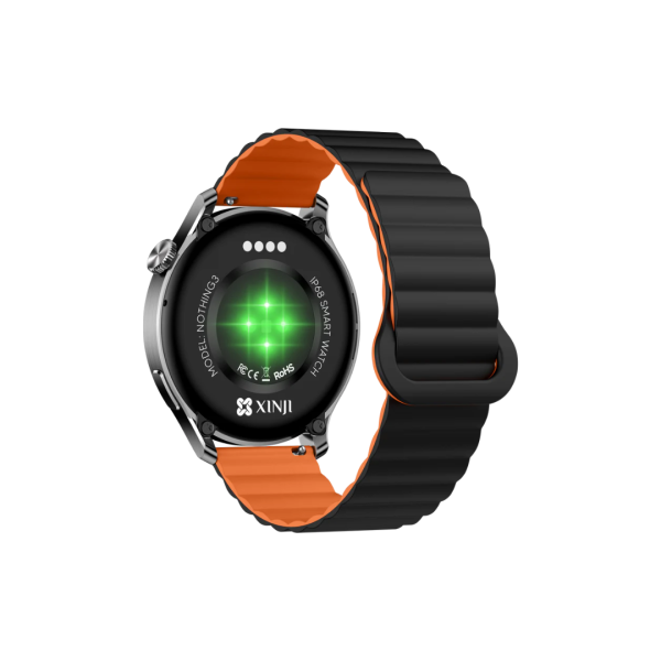 XINJI Nothing 3 1.43" AMOLED Smart Watch, Dark Silver - Image 3