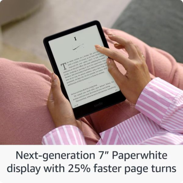Amazon Kindle Paperwhite 12th Gen, 16GB (2024), Black - Image 3