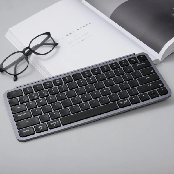 Keychron B1 Pro Ultra-Slim Wireless Keyboard, Space Gray - Image 3