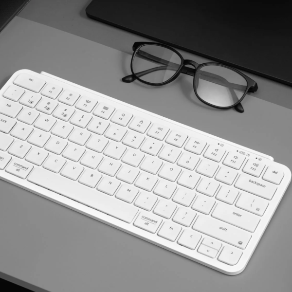 Keychron B1 Pro Ultra-Slim Wireless Keyboard, Ivory White - Image 4
