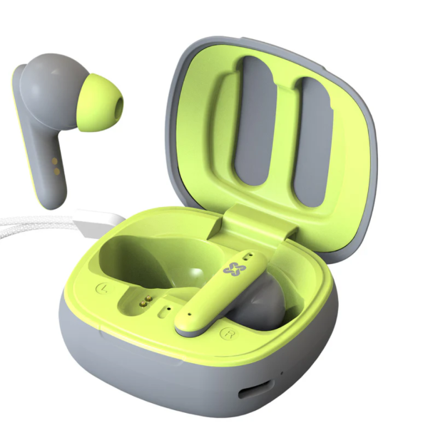XINJI Stone M3 True Wireless Earbuds, Green & Gray