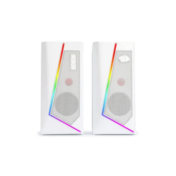 Redragon GS520 Anvil RGB Desktop Speakers, White