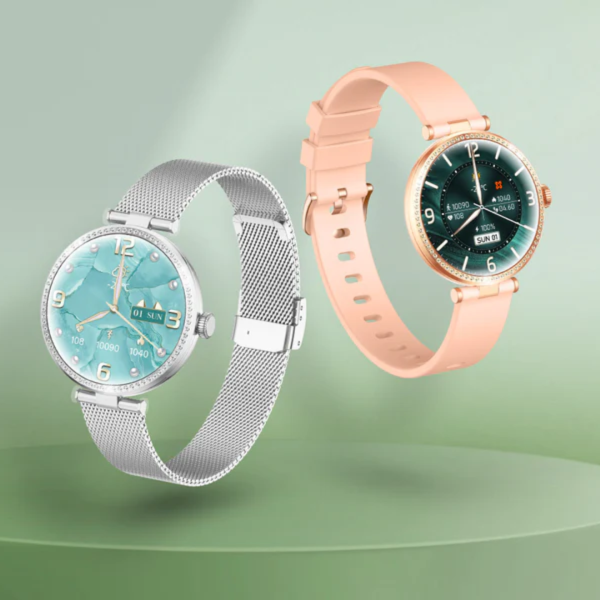 XINJI PAGT G2 PLUS Bluetooth Calling Lady Smart Watch, Gold - Image 3