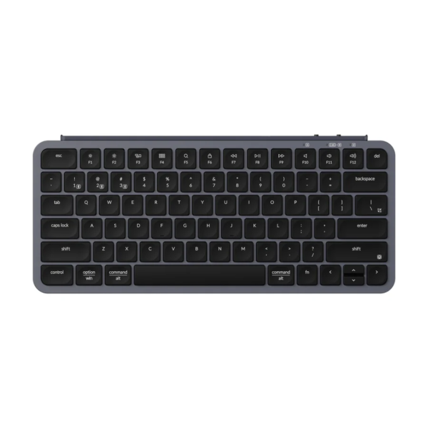 Keychron B1 Pro Ultra-Slim Wireless Keyboard, Space Gray