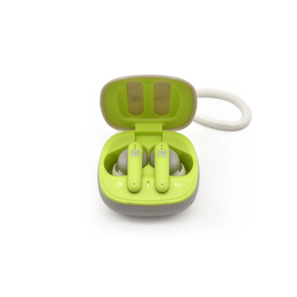 XINJI Stone M3 True Wireless Earbuds, Green & Gray - Image 5