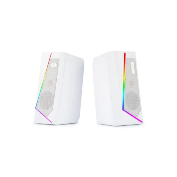 Redragon GS520 Anvil RGB Desktop Speakers, White - Image 4