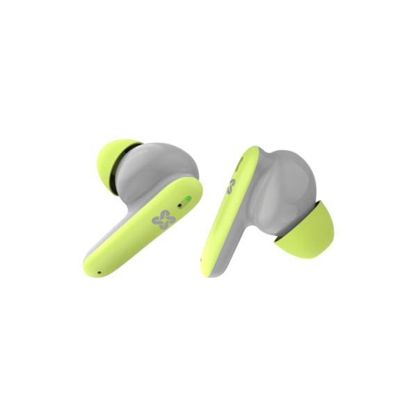 XINJI Stone M3 True Wireless Earbuds, Green & Gray - Image 3