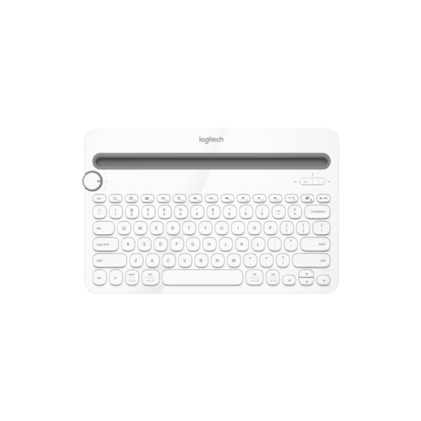 Logitech K480 Bluetooth Multi-Device Keyboard, White