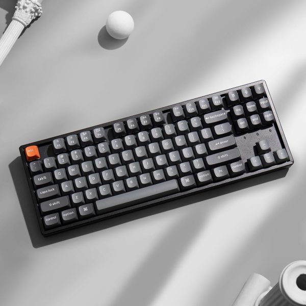 Keychron K8 Max Tri-mode Aluminium Mechanical Keyboard, Dark Gray (Keychron Super Brown Switch) - Image 5