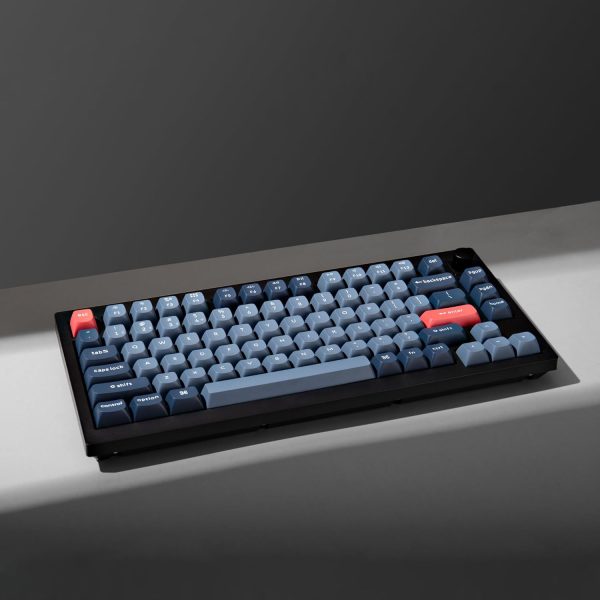 Keychron V1 Max Wireless Mechanical Keyboard, Carbon Black (Gateron Jupiter Red Switch) - Image 9