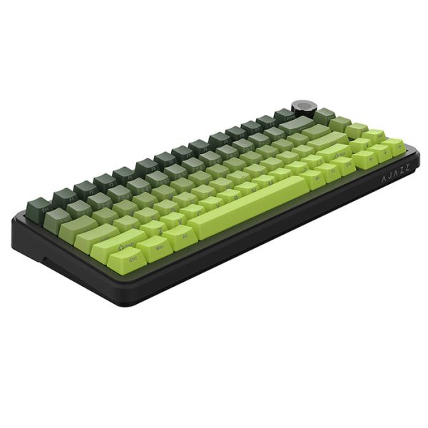 Ajazz AK820 MAX Plus Tri-Mode Wireless Mechanical Keyboard, Gradient Green - Image 6