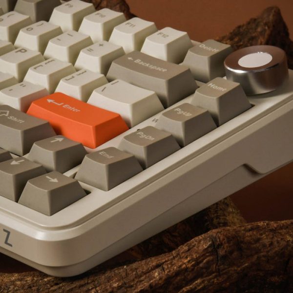 Ajazz AK820 MAX Plus Tri-Mode Wireless Mechanical Keyboard, Retro - Image 7