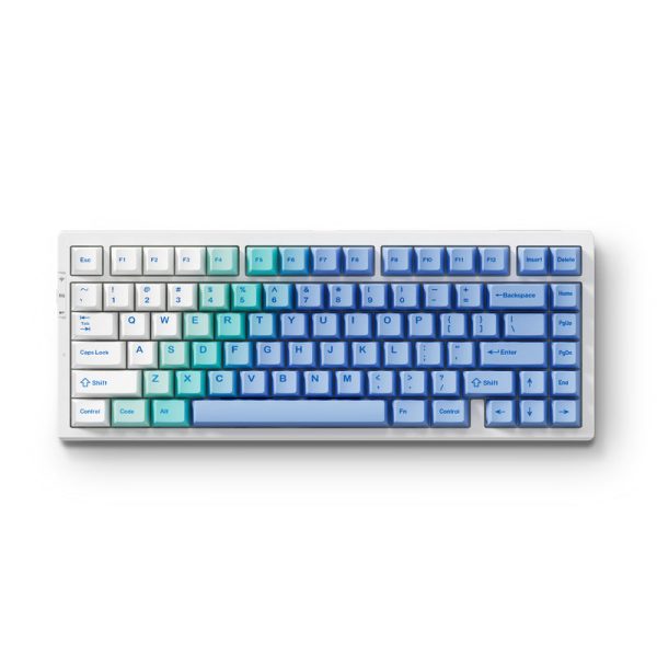 MCHOSE G75 Pro Tri-mode Gasket Structure Mechanical Keyboard,  Arctic Snow