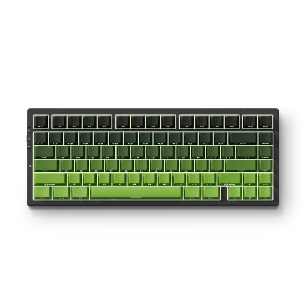 MCHOSE G75 Pro Tri-mode Gasket Structure Mechanical Keyboard,  Black Green Gradient