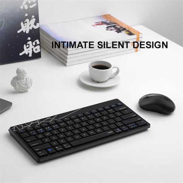 Rapoo 8000GT Wireless Keyboard Mouse Combo - Image 4