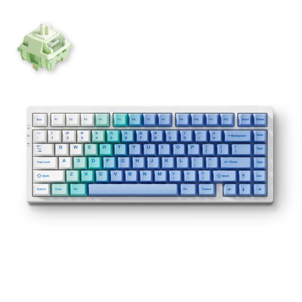 MCHOSE G75 Pro Tri-mode Gasket Structure Mechanical Keyboard,  Arctic Snow - Image 2