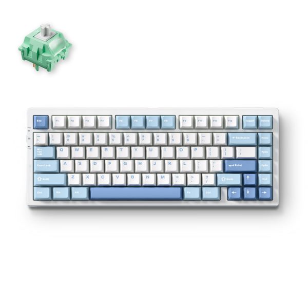 MCHOSE G75 Pro Tri-mode Gasket Structure Mechanical Keyboard, Blue - Image 2