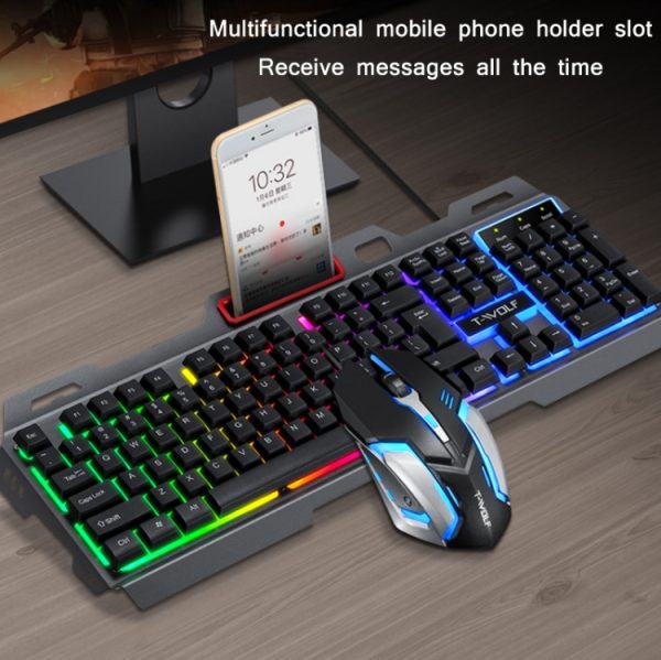 T-Wolf TF600 RGB Gaming Keyboard Mouse Combo - Image 7