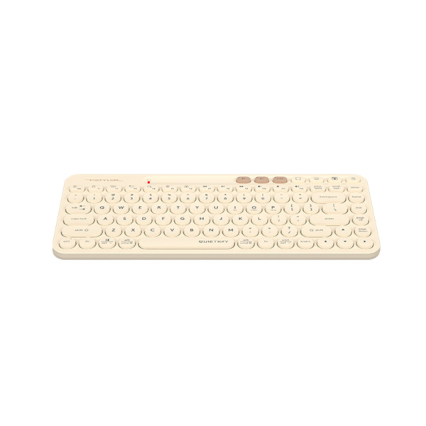 A4tech FBK36C AS Fstyler Compact Rechargeable Wireless Keyboard, Cafe Latte - Image 2