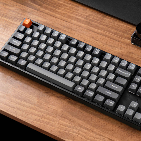 Keychron K8 Max Tri-mode Aluminium Mechanical Keyboard, Dark Gray (Keychron Super Brown Switch) - Image 7