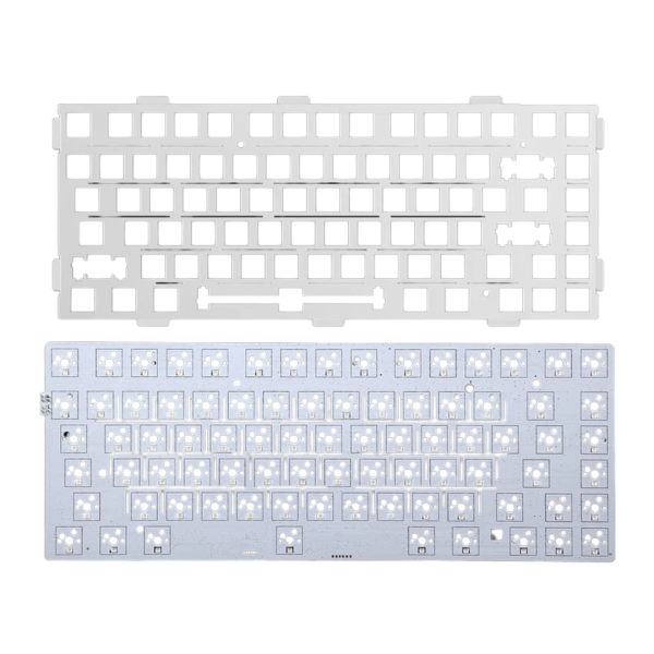 MCHOSE G75 Pro Tri-mode Gasket Structure Mechanical Keyboard,  Arctic Snow - Image 6