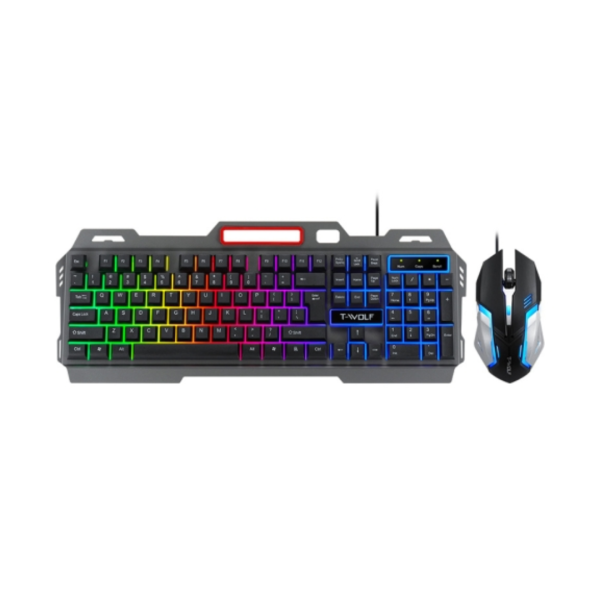 T-Wolf TF600 RGB Gaming Keyboard Mouse Combo