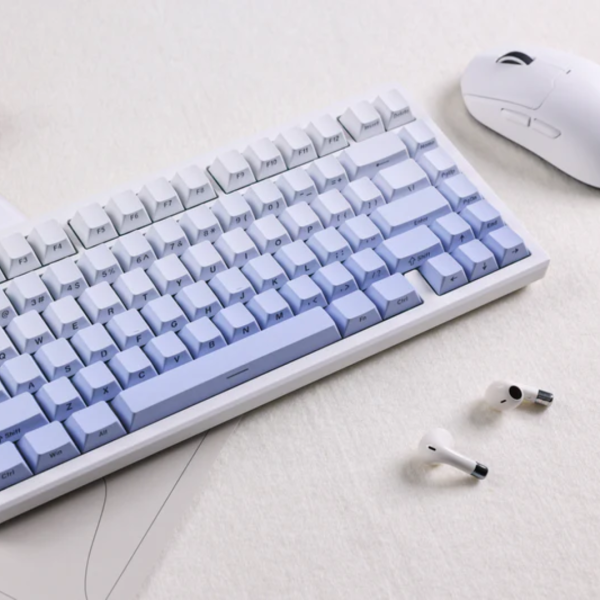 MCHOSE G75 Pro Tri-mode Gasket Structure Mechanical Keyboard,  Arctic Snow - Image 8