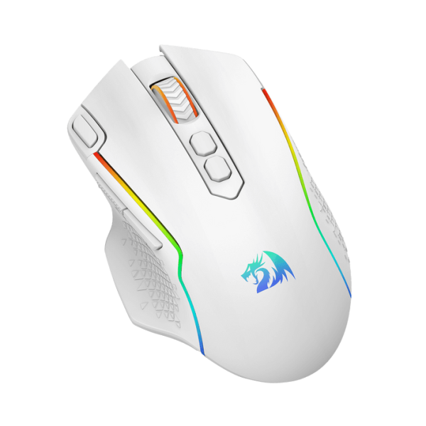 Redragon M810 Pro Dual Mode Wireless Gaming Mouse, White - Image 2