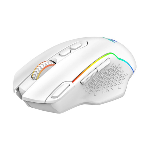 Redragon M810 Pro Dual Mode Wireless Gaming Mouse, White - Image 3