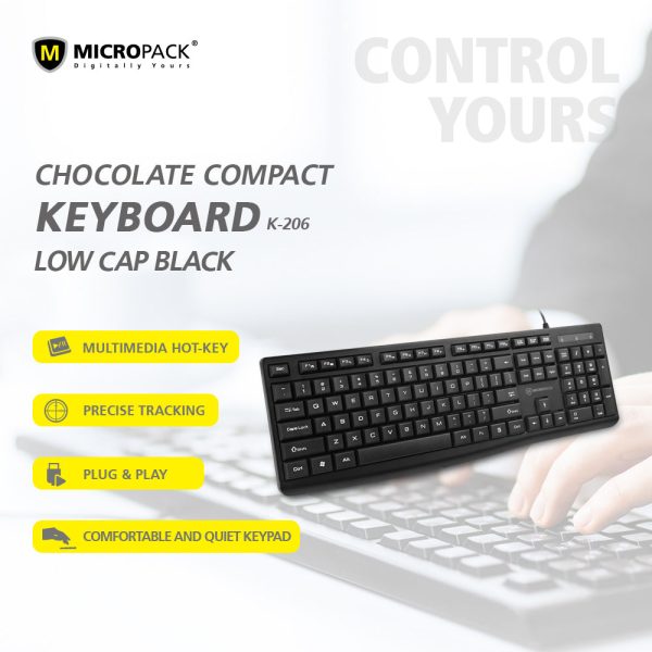 Micropack K206 Office LITE 2 USB Keyboard - Image 11