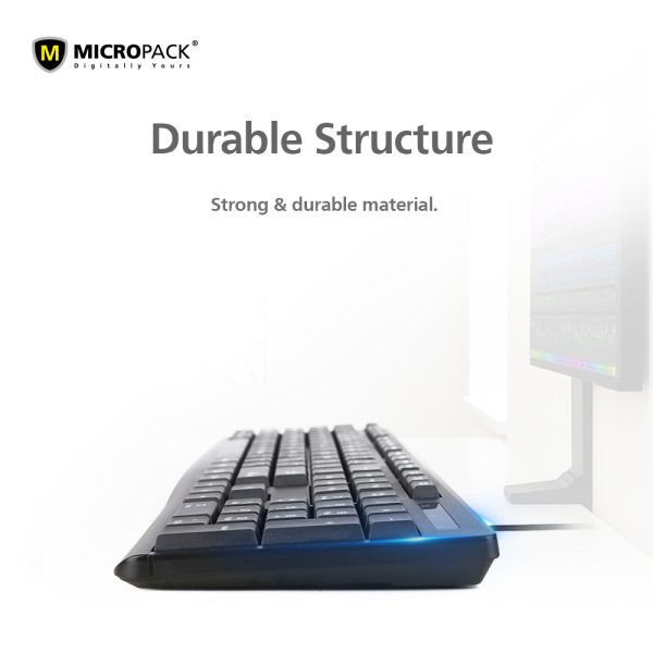 Micropack K206 Office LITE 2 USB Keyboard - Image 6