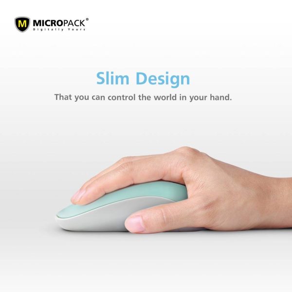 MicroPack MP-721W Speedy Slim Wireless Mouse, Black - Image 6