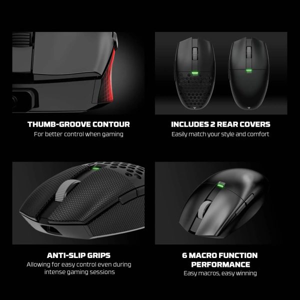 FANTECH ARIA XD7E WIRELESS GAMING MOUSE, Black - Image 11