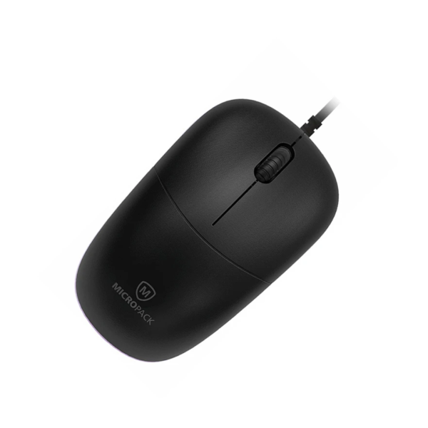 Micropack M-105 Silent Black Wired Optical Mouse - Image 3