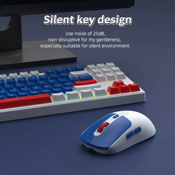 Micropack KM-269W Navy Wireless Keyboard & Mouse Combo - Image 3