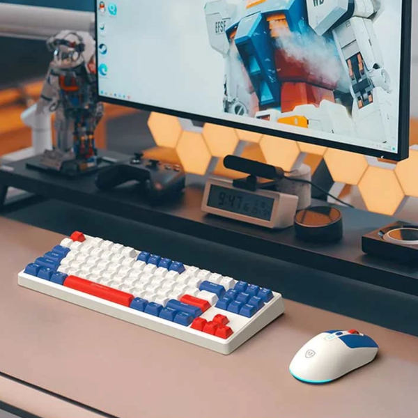 Micropack KM-269W Red Wireless Keyboard & Mouse Combo - Image 3