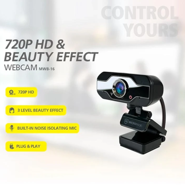 Micropack MWB-16 1MP HD Stream Webcam - Image 7