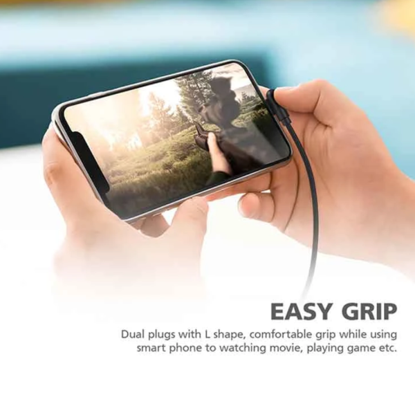 Micropack I-124 Black  Gripline Premium  Lighting Cable  For iPHONE / iPAD - Image 3