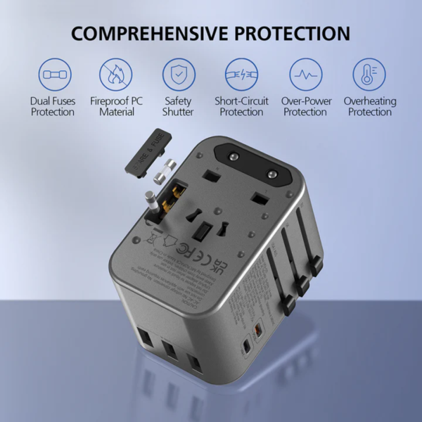Micropack MTA-535 International Universal Travel Adapter - Image 4