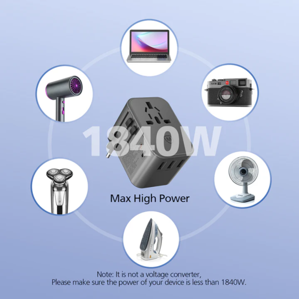 Micropack MTA-535 International Universal Travel Adapter - Image 3