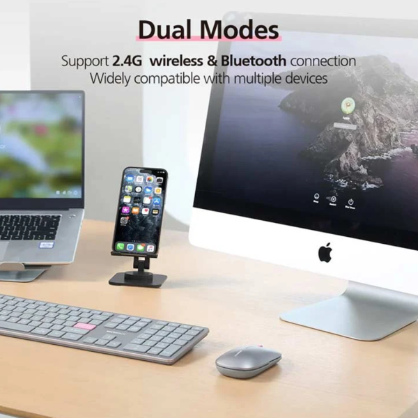 Micropack ML-203W Grey (Dual Mode) Silent Slim Mouse - Image 6