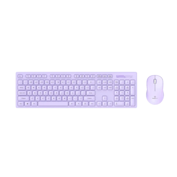 Micropack KM-237W Purple Wireless Keyboard & Mouse Combo