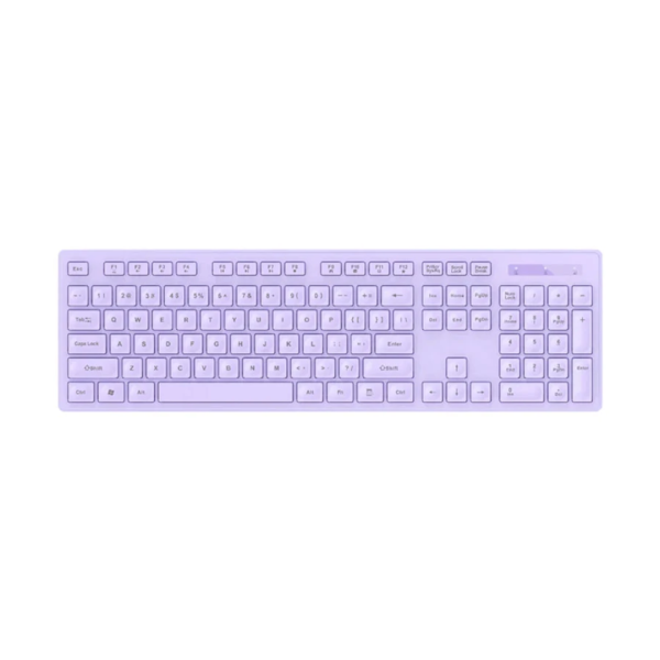 Micropack KM-237W Purple Wireless Keyboard & Mouse Combo - Image 4
